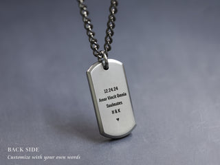 TITANIUM Infinity Weave Mini Necklace