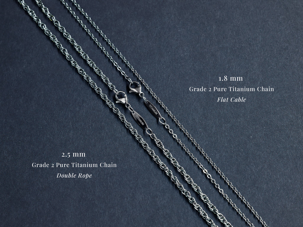 TITANIUM Womens Necklace Chain – Maven Metals - Main Image