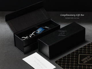 Personalized Leather Keychain Set