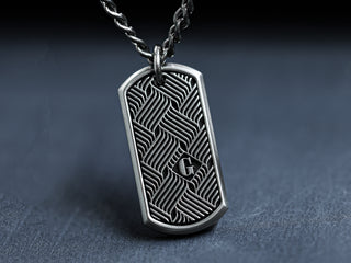 TITANIUM Infinity Weave Mini Necklace