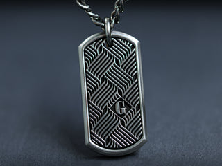 TITANIUM Infinity Weave Mini Necklace