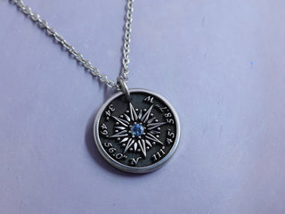 TITANIUM True North Gemstone Necklace