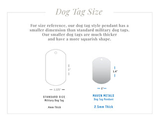 TITANIUM Medical Alert Dog Tag Necklace