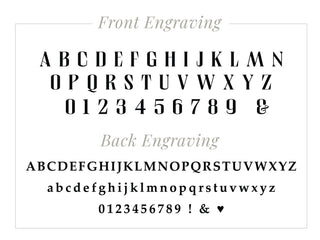 TITANIUM Mini Square Mens Initial Necklace