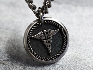 Medical Alert ID Titanium Necklaces