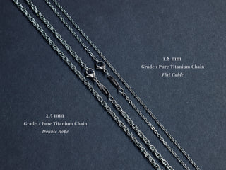 TITANIUM Cross Heart Necklace