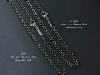 TITANIUM Curb Chain