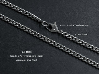 Titanium Medical Alert ID Necklace