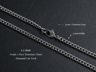 Titanium Custom Graduation Necklace
