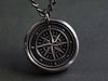 TITANIUM Direction Compass Necklace