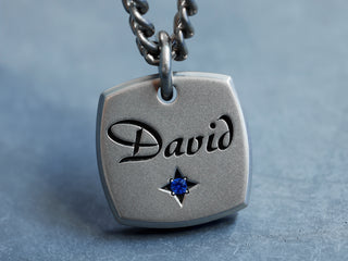 TITANIUM Custom Gemstone Necklace