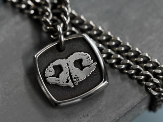 TITANIUM Real Noseprint Necklace