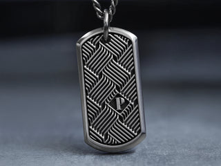 Titanium Infinity Weave Mini Custom Necklace