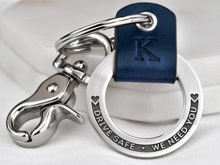 8x Womens Custom 3D Engraved Keyring