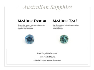 TITANIUM True North Sapphire Necklace