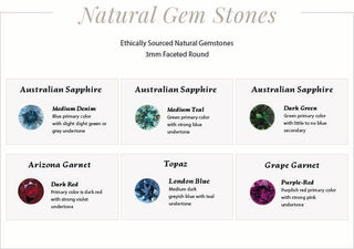TITANIUM Womens Gem Flower Necklace