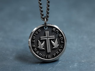 Titanium Religious Faith Custom Necklace