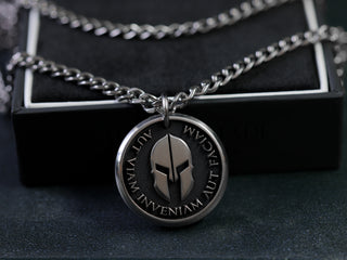 TITANIUM Custom Spartan Necklace