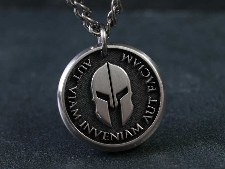 TITANIUM Custom Spartan Necklace