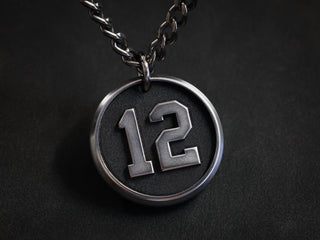 TITANIUM Custom Initial Necklace