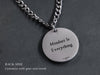 TITANIUM Custom Initial - Deep Engraved Necklace