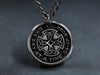 TITANIUM Sobriety Celtic Cross Necklace