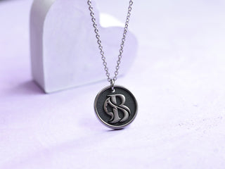 TITANIUM Your Artwork - Womens 3D Custom Art Necklace