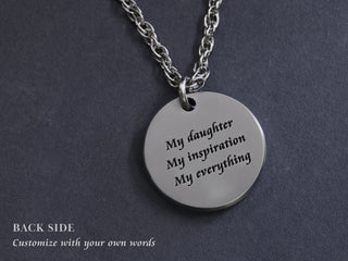 TITANIUM Women's Compass Necklace