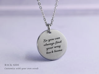 TITANIUM Women's Compass Necklace