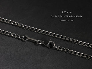 TITANIUM Custom Dog Tag Necklace - Small