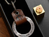 CUSTOM ORDER : 5x Custom Leather Keyring with Logo Embossing