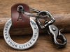 Father's Day Keychain Gift for dad thanking him for being a great father