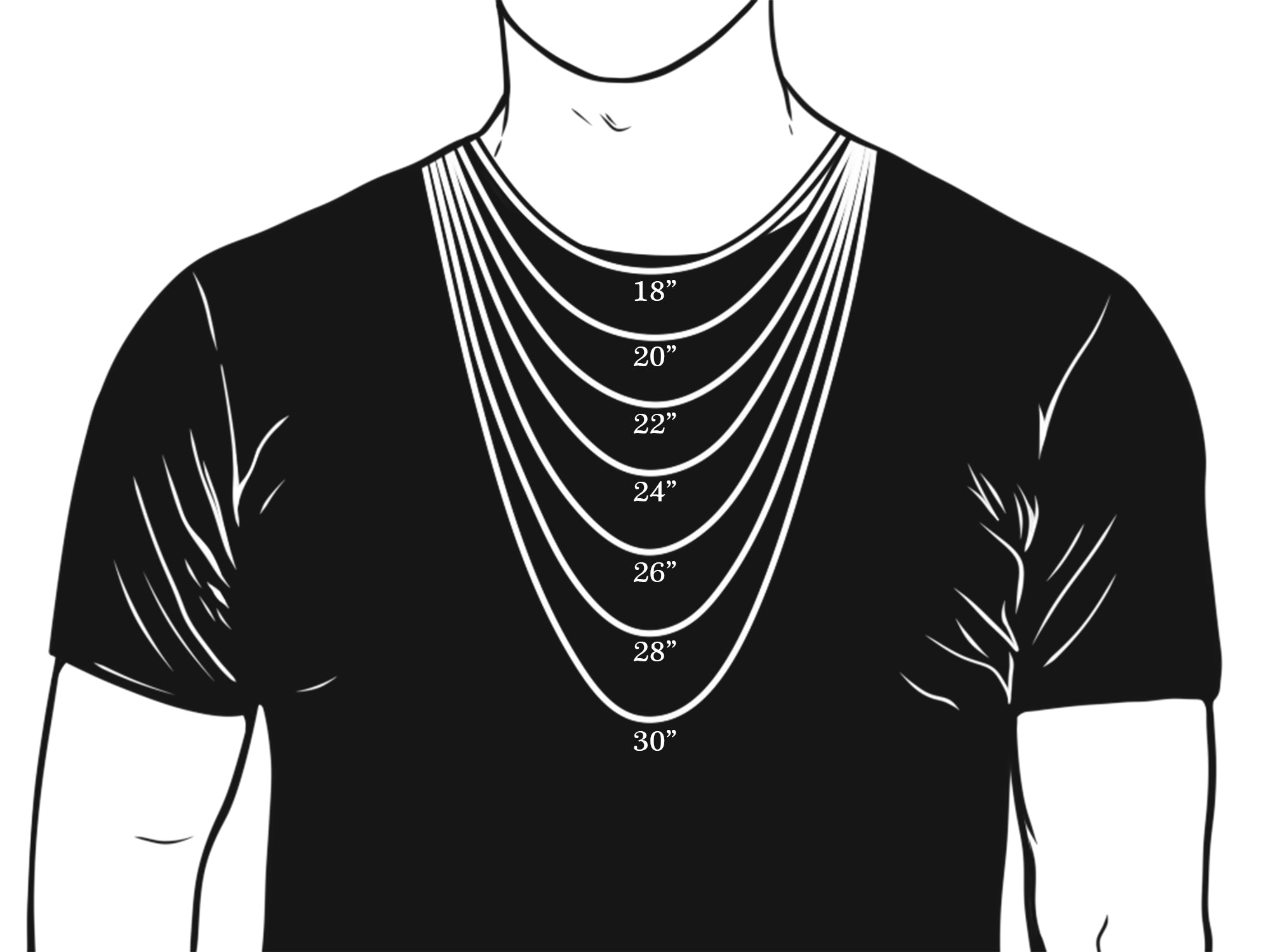 Mens 18 hotsell inch cross necklace
