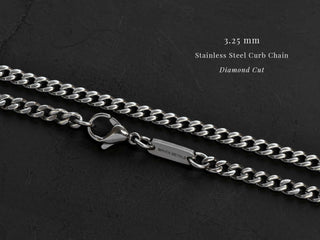 Mens Stainless Steel Curb Chain