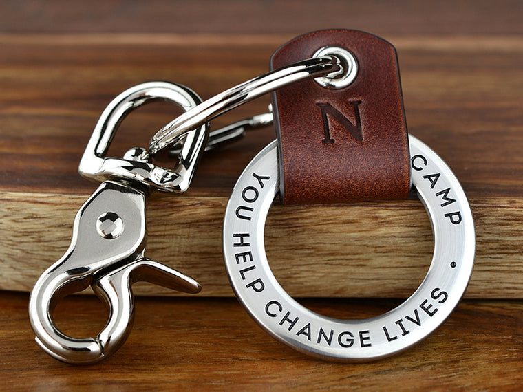 Employee or Volunteer Appreciation Gift Keychain for company thank you gift