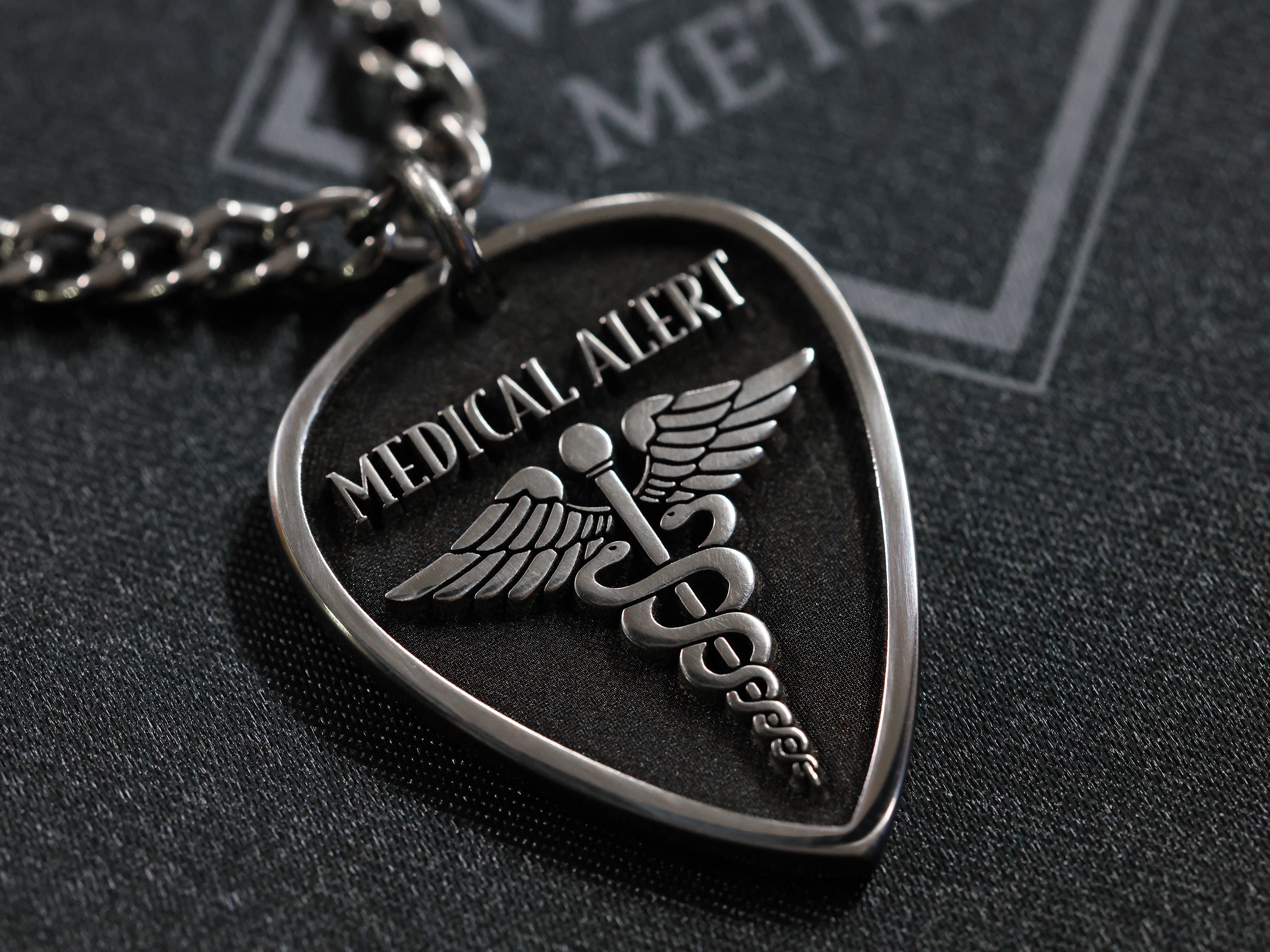 Mens Custom Medical Alert ID Necklace Gifts For Him Maven Metals