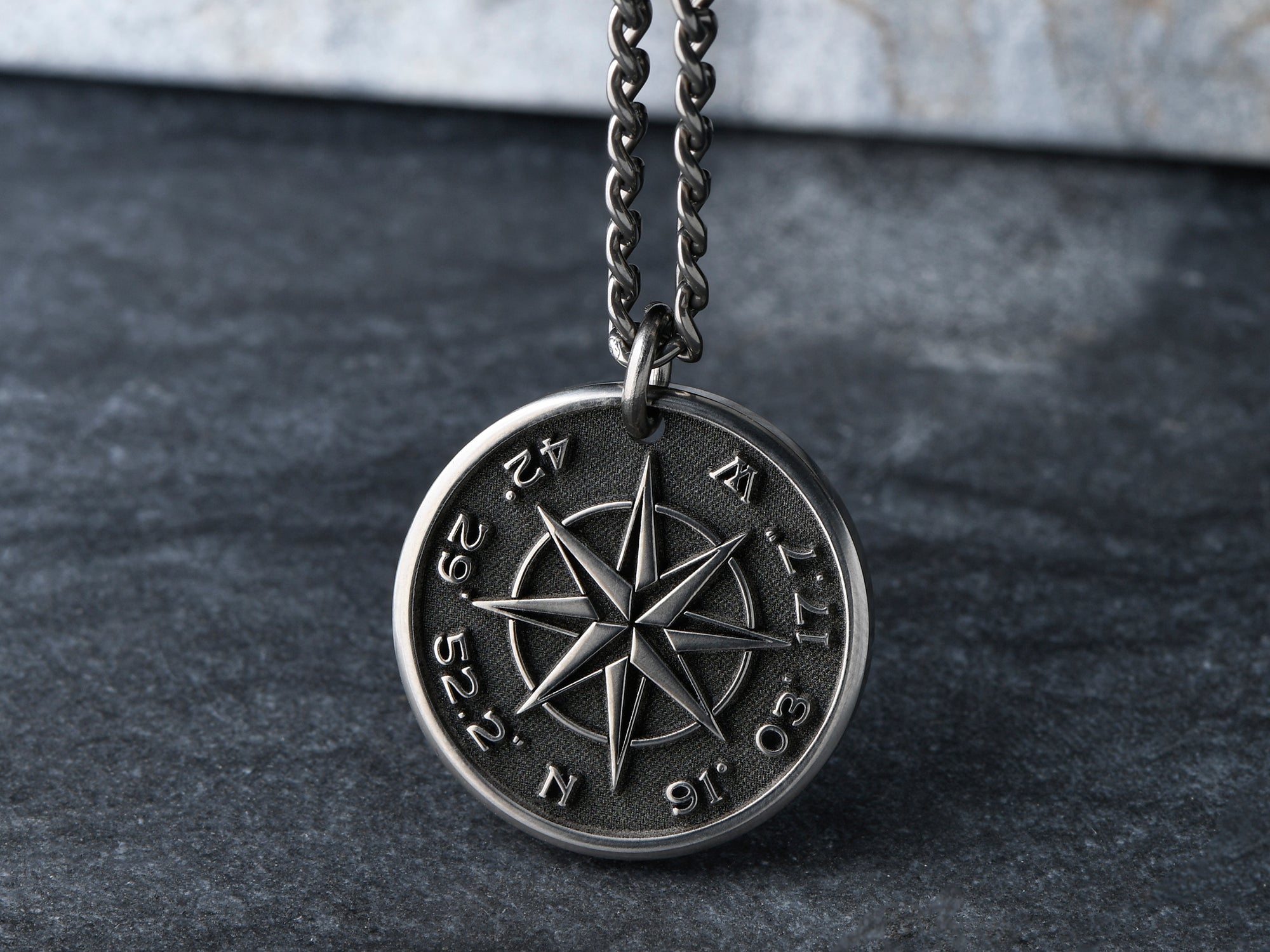 Personalised Engraved Compass For Her | Twenty-Seven
