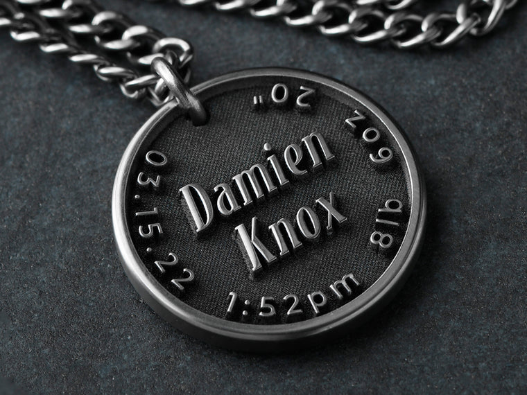 Personalized Picture Necklace For Men – Engraved Giftsly