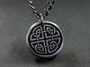 TITANIUM Custom Celtic Strength Knot Necklace