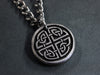 TITANIUM Custom Celtic Strength Knot Necklace