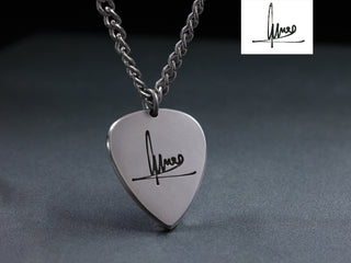 Real Handwriting Jewelry deep engraved 